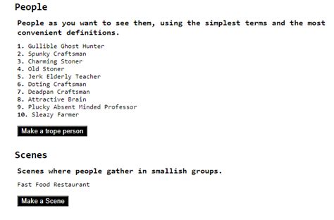 character trope generator.